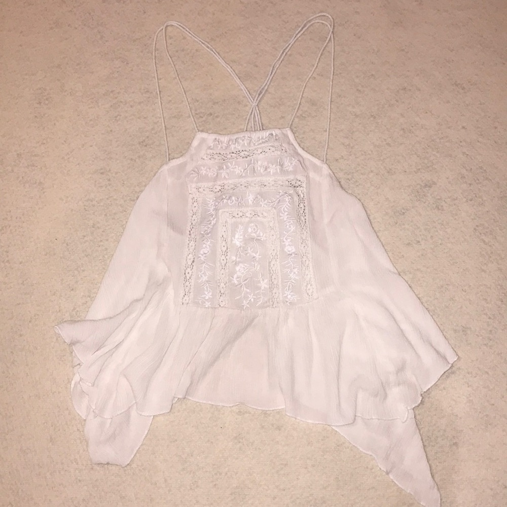 Flowy White Cover-up